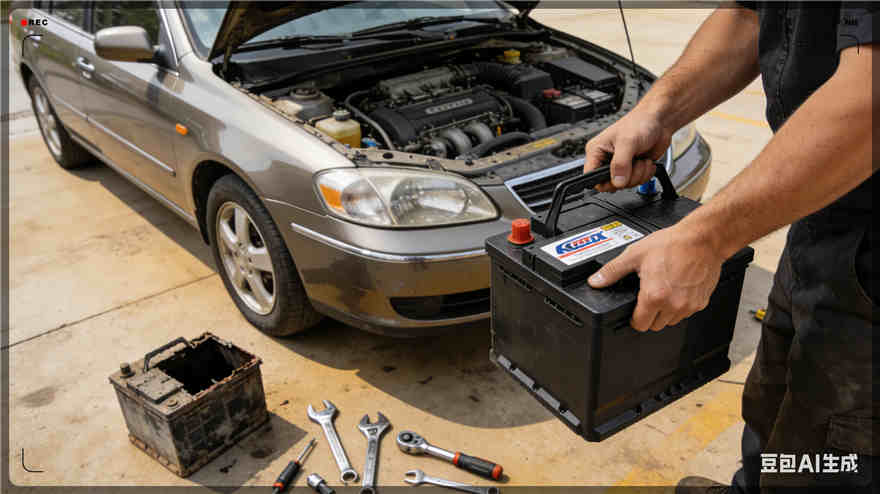 察右中旗汽车换电瓶电话【案例】